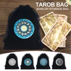 Таинственное черное волшебное гадания, Карта Таро, карманная сумка для карт, игрушка, украшения для дома, мини, красивый