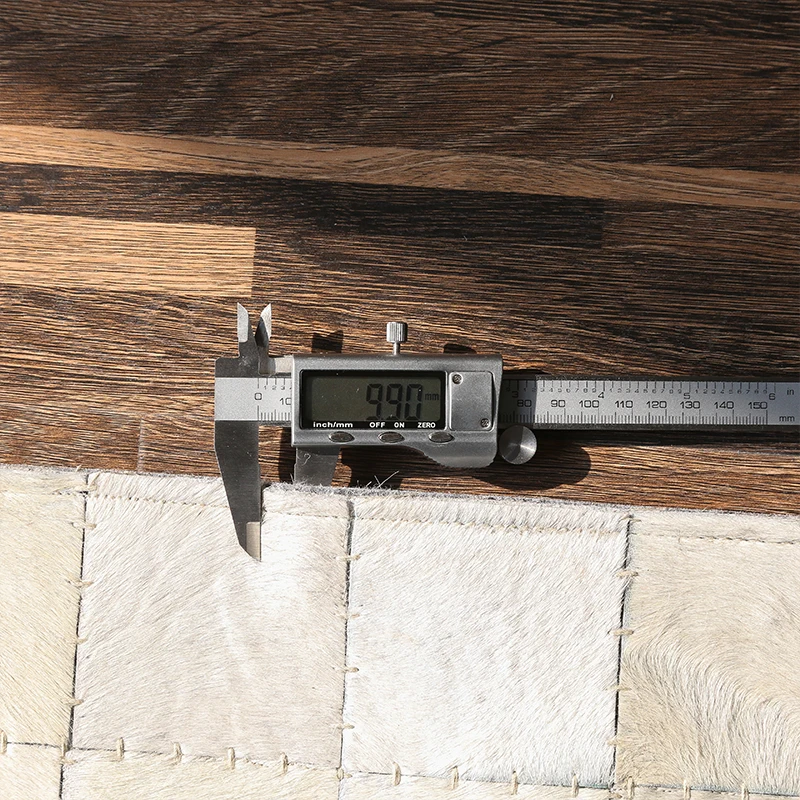 저렴한 200x300cm 고급 쇠가죽 채찍으로 치다 깔개, 순수한 흰색 색상 진짜 Natrual Cowskin 카펫, 거실 침실 장식 지상 매트