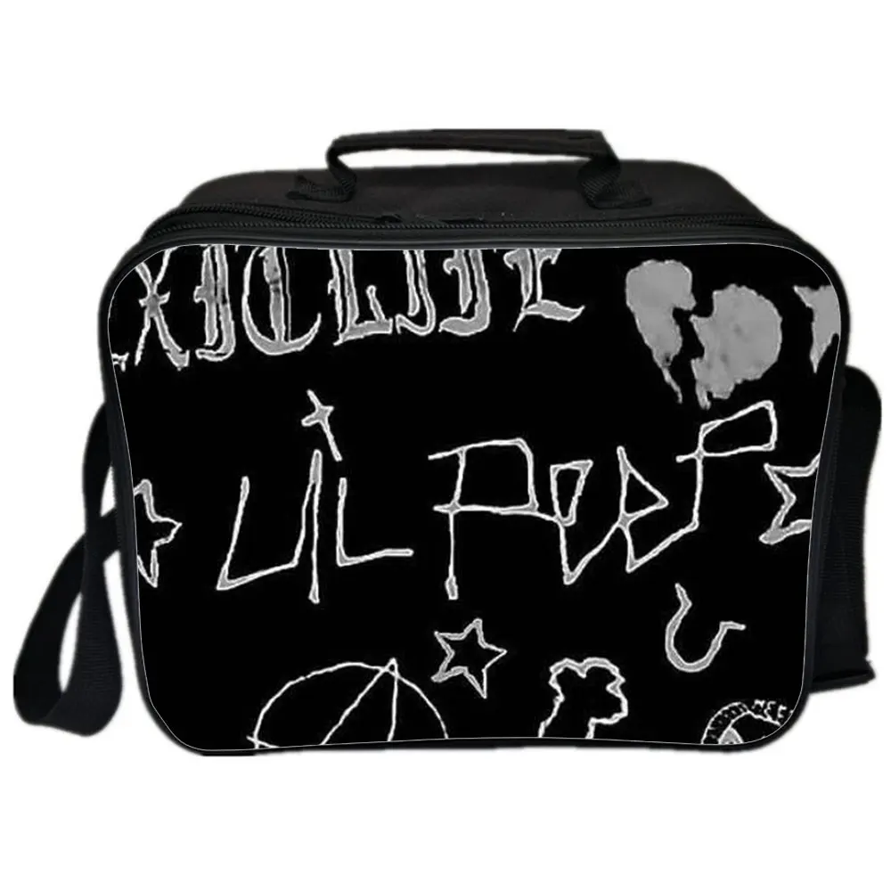 Сумка для ланча Lil Peep, сумка для начальной школы с мультяшным принтом звезд и певиц, для мальчиков и девочек, школьный портфель