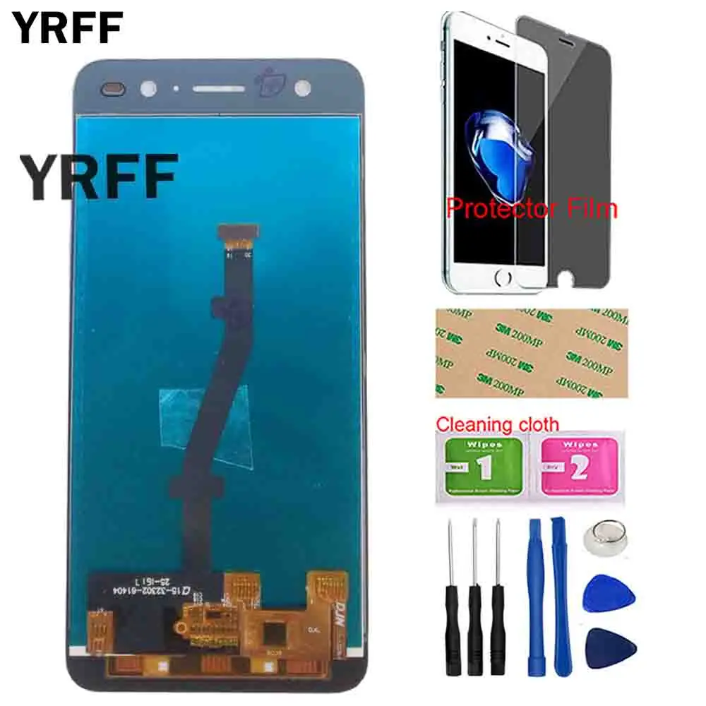 ЖК-дисплей для ZTE Blade V7 Lite ЖК-дисплей+ сенсорный экран в сборе дигитайзер панель Датчик Переднее стекло инструменты защитная пленка
