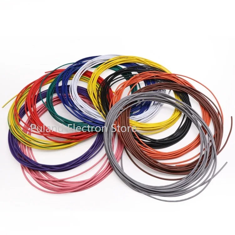 UL1015 электронный провод 24AWG OD 2 мм с ПВХ изоляцией из бескислородной меди луженая