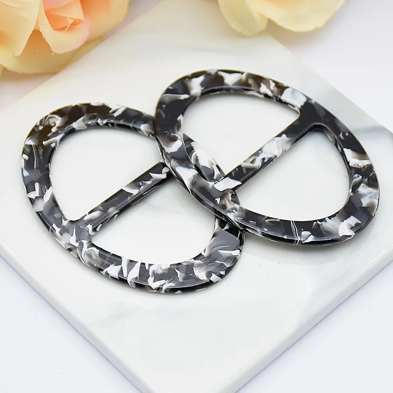 5/10 шт. декоративные пряжки для шарфа из мраморной смолы|decorative buckle|diy buckleclothing buckles |