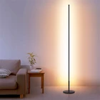Скандинавский минималистичный СВЕТОДИОДНЫЙ торшер, стоячие лампы, гостиной, светодиодный, черный, белый, алюминий, люминесцентные лампы, декоративные светильники