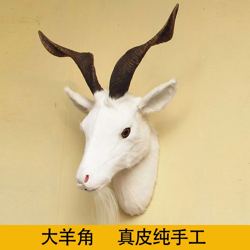 Имитация головы козы модель овцы голова животного настенное украшение горячий