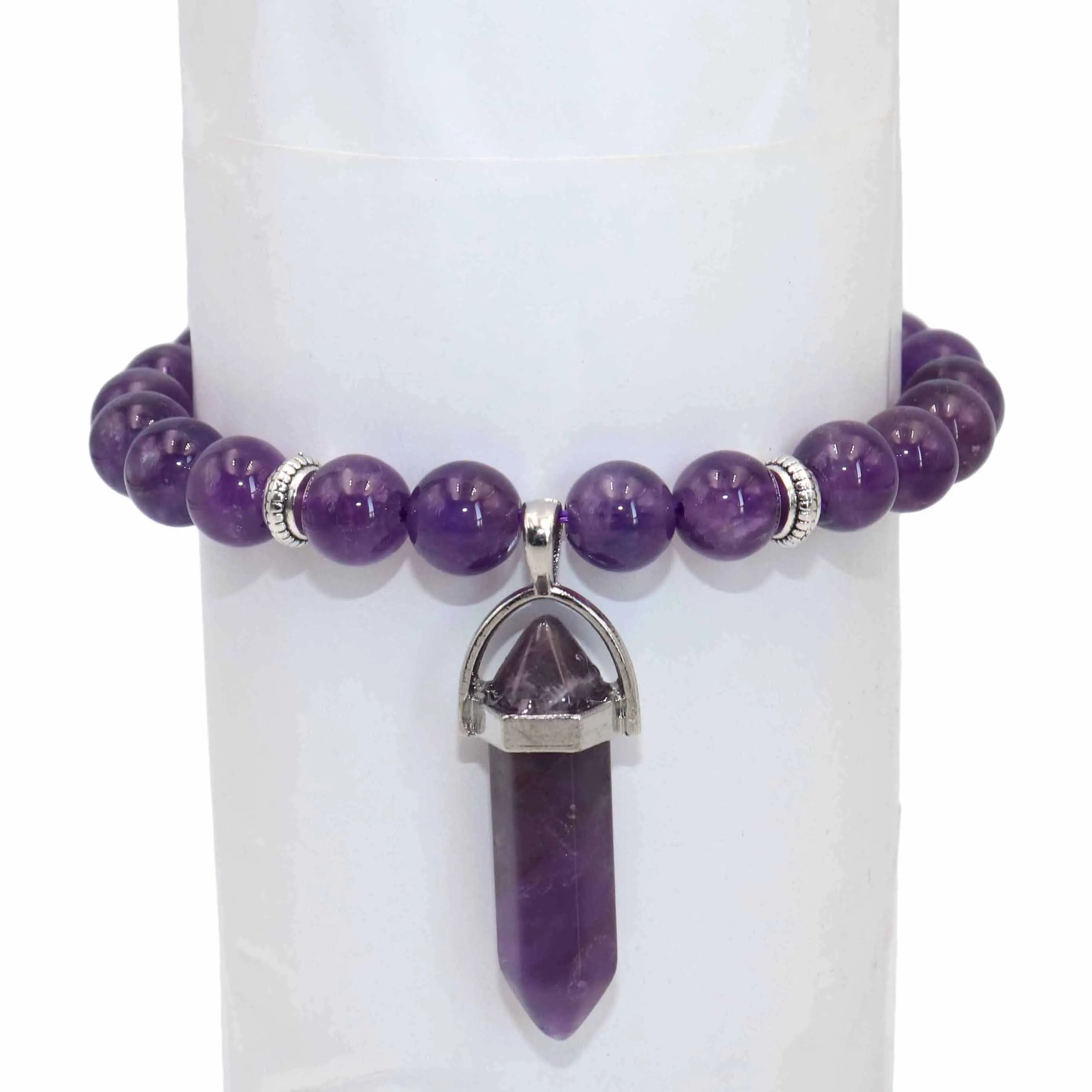 Модный шестигранный браслет для мужчин и женщин из лазурита агата тигрового