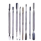 1 шт., двусторонний прибор для удаления кутикулы из нержавеющей стали