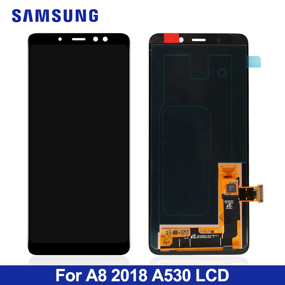 Супер AMOLED 5,6 ''Дисплей lcd для SAMSUNG Galaxy A8 lcd A530 A530F A530DS lcd сенсорный дигитайзер сборка регулировка яркости