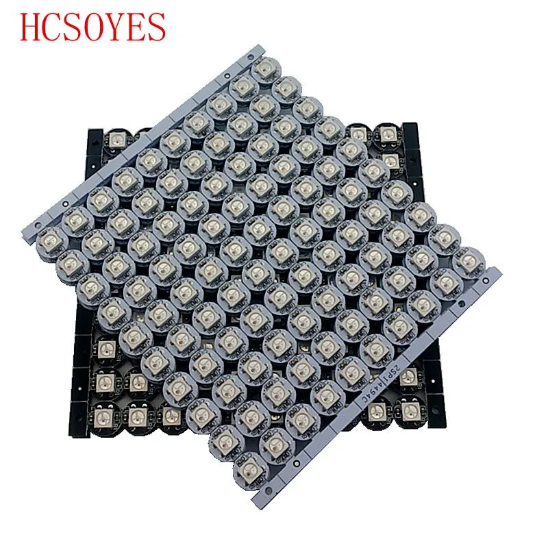 DC5V WS2812B WS2811 IC(10~ 50 шт.)/много Белый/Черный светодиодный радиатор индивидуально адресуемый rgb Полноцветный с радиатором
