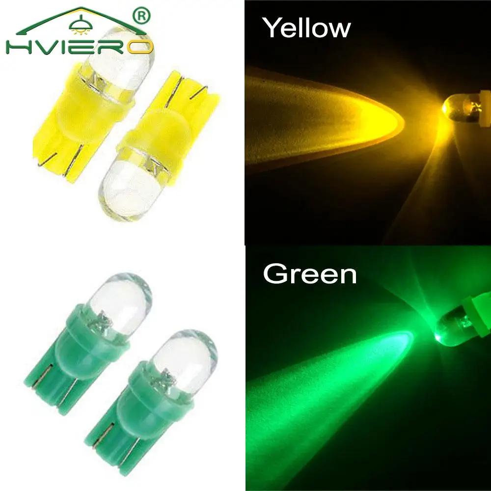4X Белый красный синий зеленый желтый RGB 168 194 1 Smd авто клиновидный светильник