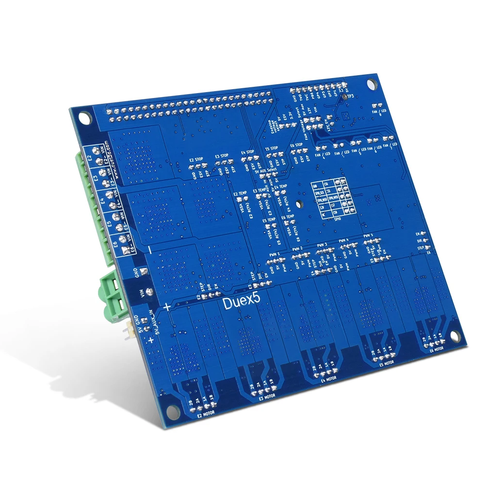 

Cloned Duex5 Expansion Board Controller With TMC2660 Stepper Motor Driver Fit Thermocouple PT100 VS Duet 2 Wifi 3D Printer Parts