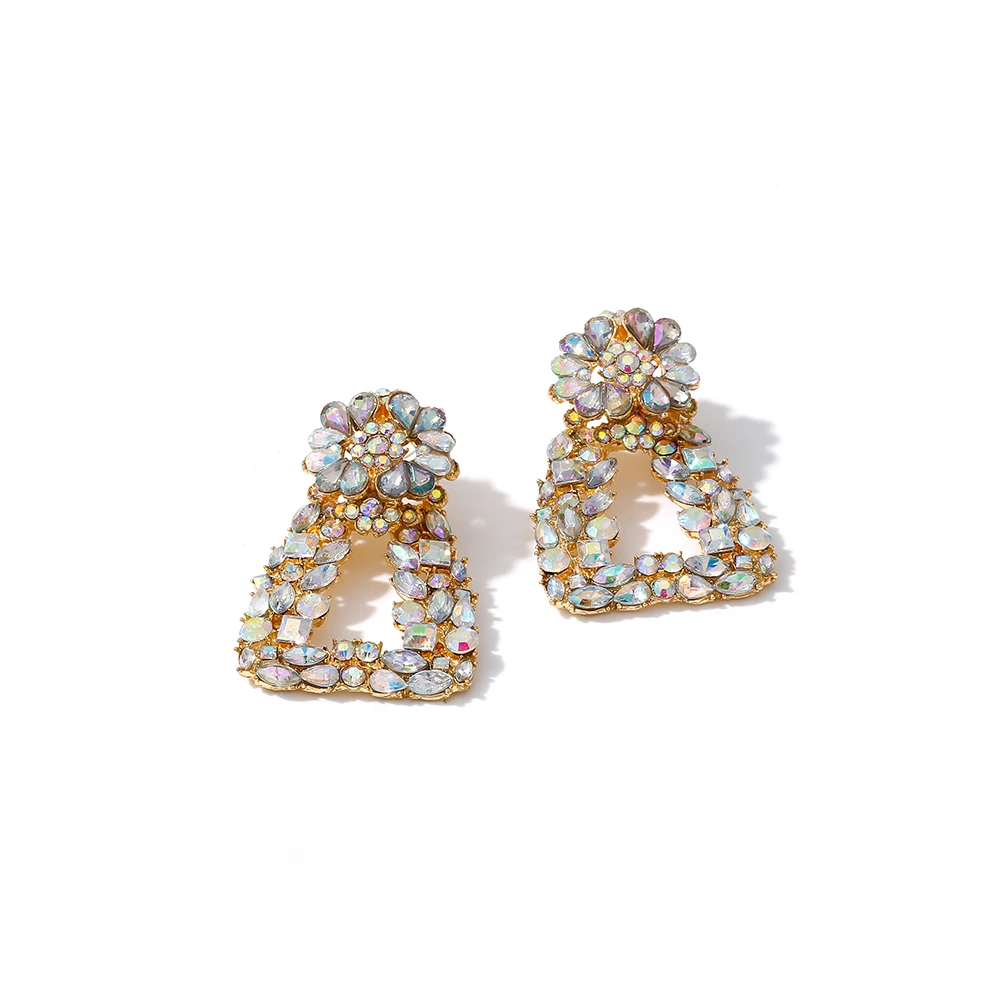 Женские серьги подвески Yhpup роскошные брендовые стразы вечерние