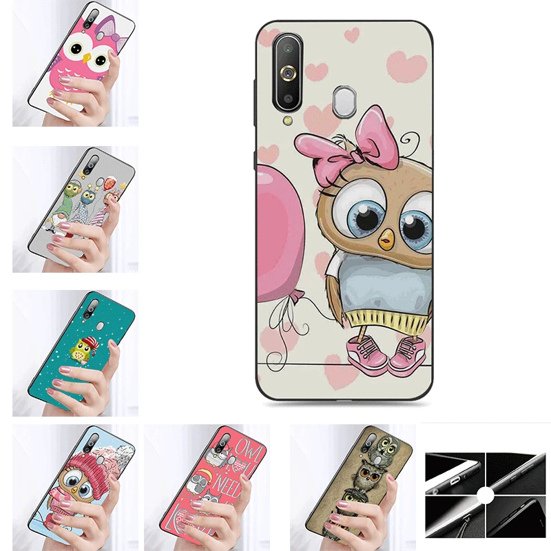 Силиконовый чехол для телефона Samsung Galaxy A10 A20 A30 A40 A50 A60 A70 S M10 M20 M30 с милой