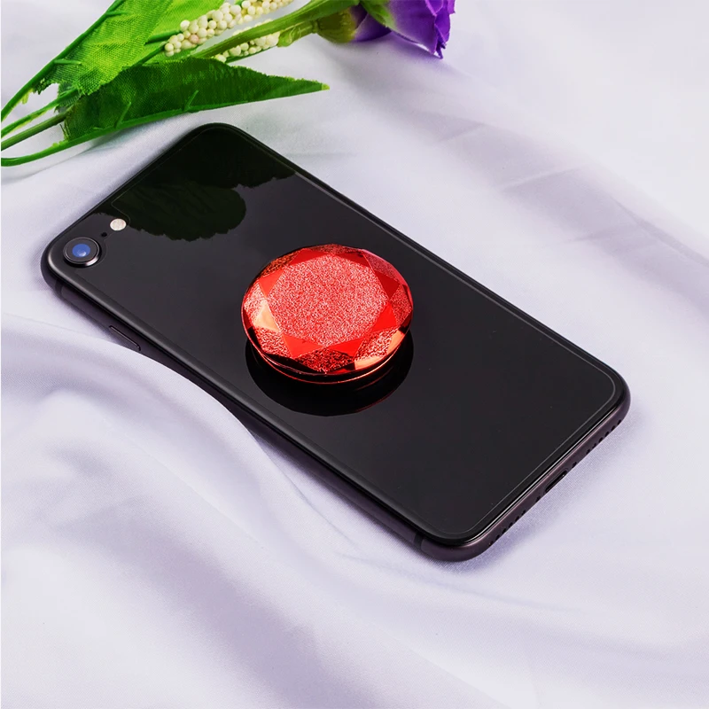 Держатель для телефона с алмазным покрытием iPhone 7 8 11 PRO huawei P20 P30 расширяющаяся