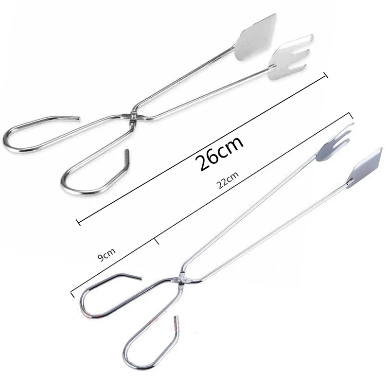 Кухонные Ножницы Щипцы из нержавеющей стали ножницы типа гриль зажим для еды