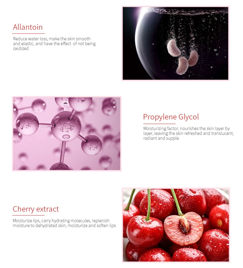 

20Pcs Lip Mask Cherry Crystal Collagen Anti-Ageing Wrinkle Pad Lips Masks Peel Off Lasting Moisturizing Nourish Lips Care