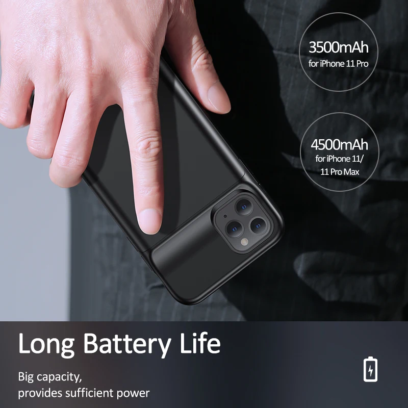 USAMS чехол для зарядного устройства iPhone 11 Pro Max X XS 3500/4500 мАч тонкий внешний