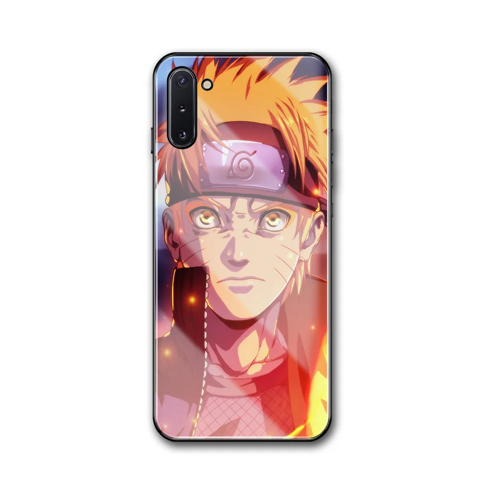 DIY чехол для Samsung Note 8 Itachi Uchiha naruto стеклянный SamsungNote 9 10 plus S8 S9 Plus S10 S10e | Мобильные