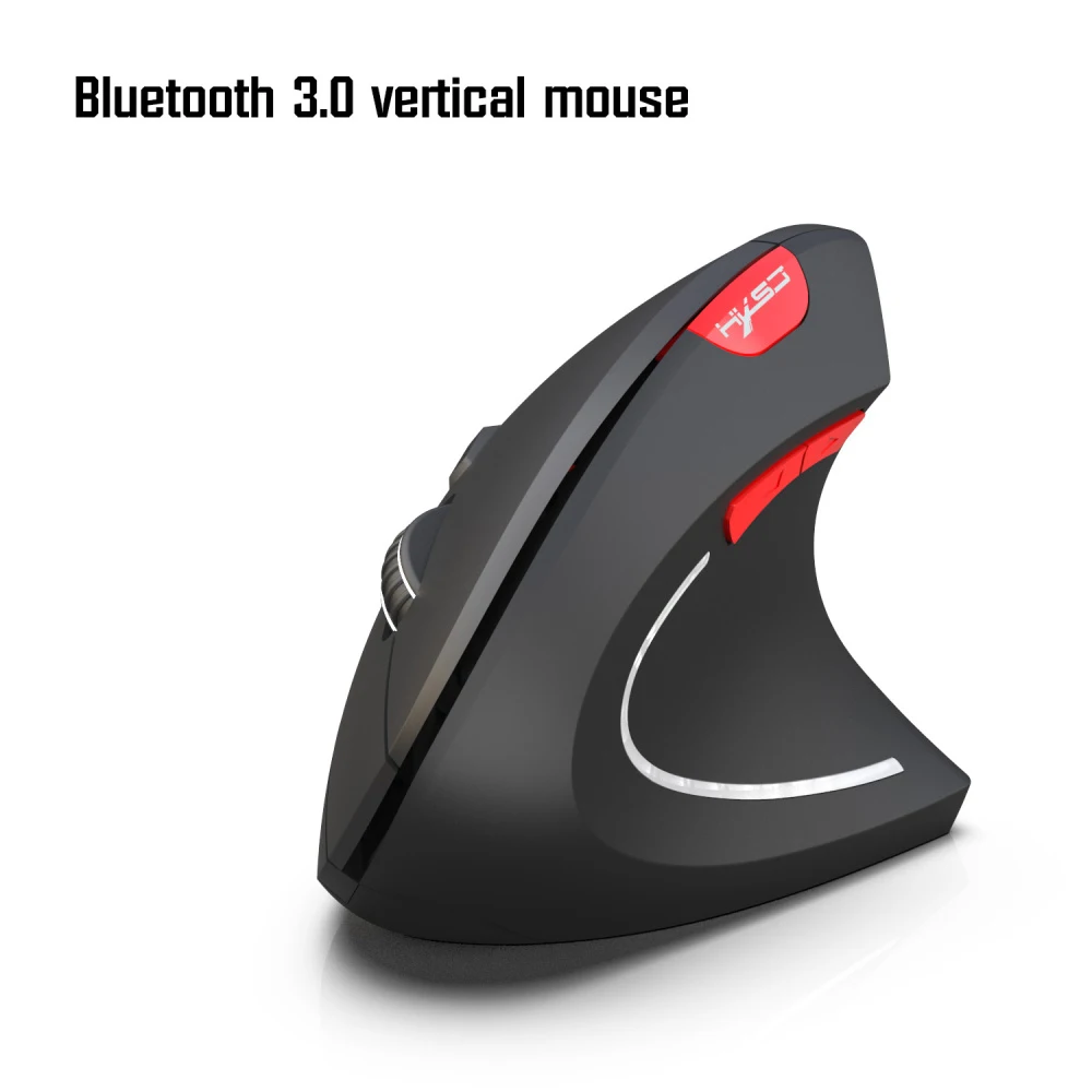 T29BK HXSJ Bluetooth Вертикальная мышь Эргономика 800/1600/2400 Точек на дюйм профилактика мышь стороны игра офиса Мыши Pc ноутбук аксессуары - Цвет: T29BK