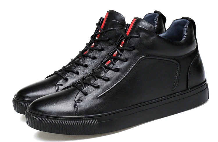 

Casual Leather Boots Genuine Leather Men Shoes Fashion Male Shoes Winter Ankle Boots Male Boots Winter Men Shoes