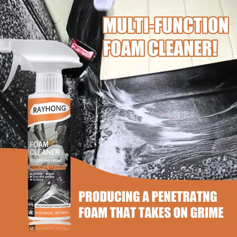 

Auto Leather Clean Wash Cleaning Curing Agent Car Wash Car Interior Cleaning Foam Cleaner Car Seat Interior Car Cleaner