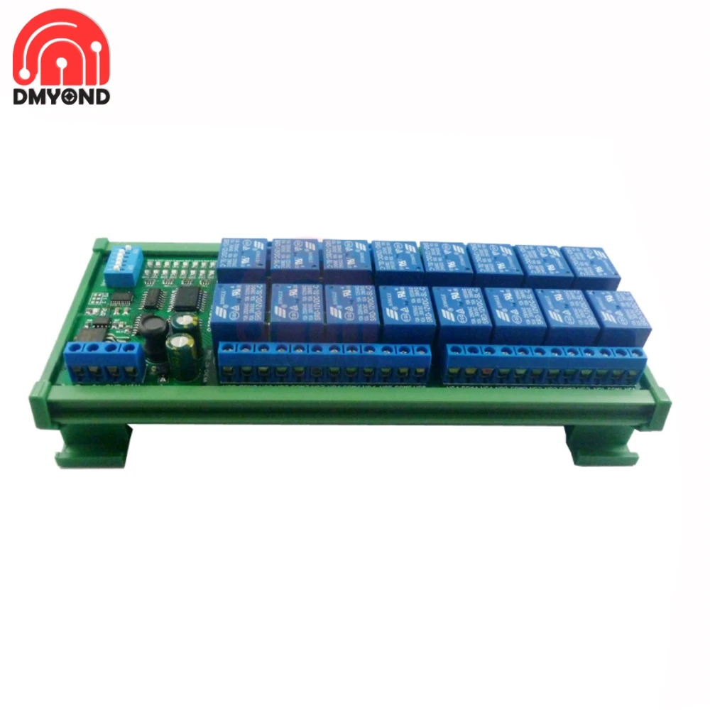 

Voktta Modbus RTU RS485 Relay Module 16CH