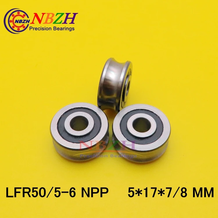 Бесплатная доставка Радиальные Роликовые Подшипники LFR50/5 6 NPP KDD размер: 5*17*7*8 мм