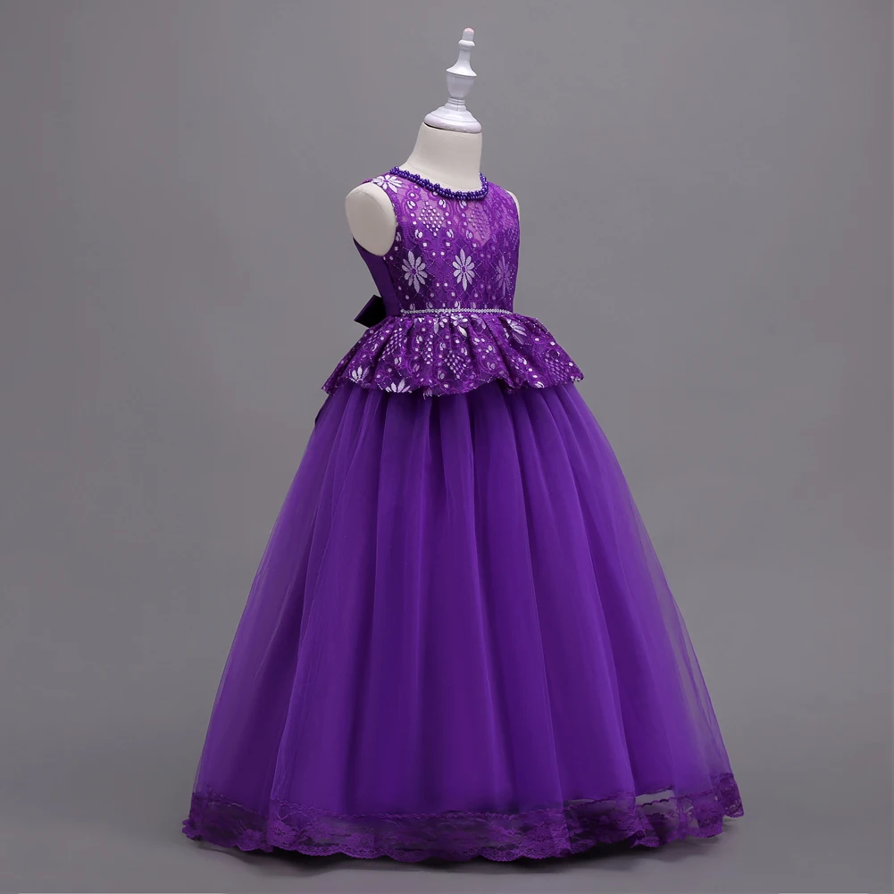 Новые поступления летняя детская одежда для маленьких девочек платье принцессы