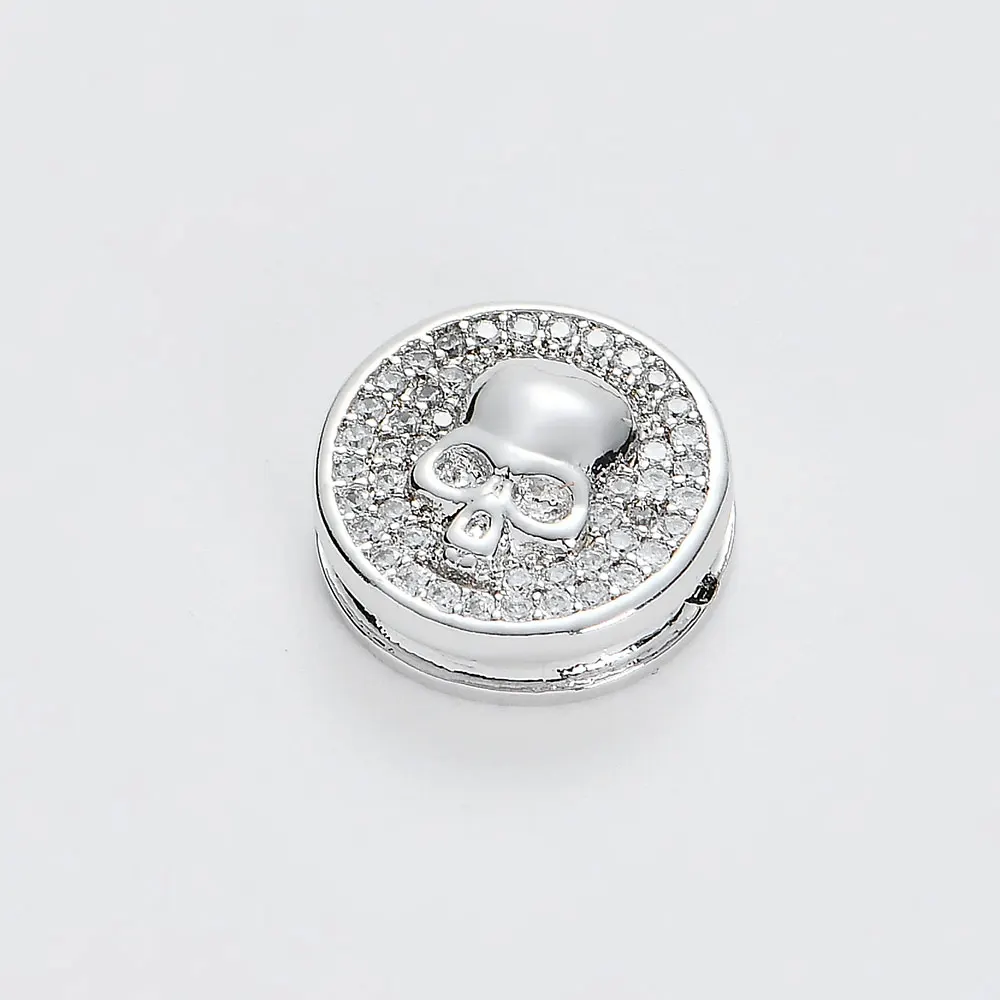 Сказочные бусины-разделители с кубическим цирконием для мужского браслета Vnistar