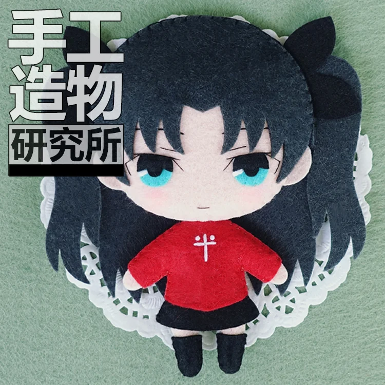 Аниме Fate/stay night Tohsaka Rin 12 см брелок кукла игрушки ручной работы мягкая плюшевая