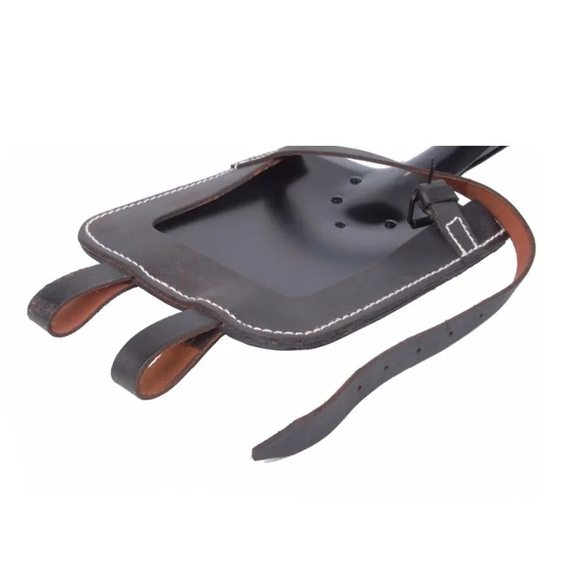 Немецкая плоская Лопатка и кожаный чехол для переноски WW2|Реквизит костюмов| |