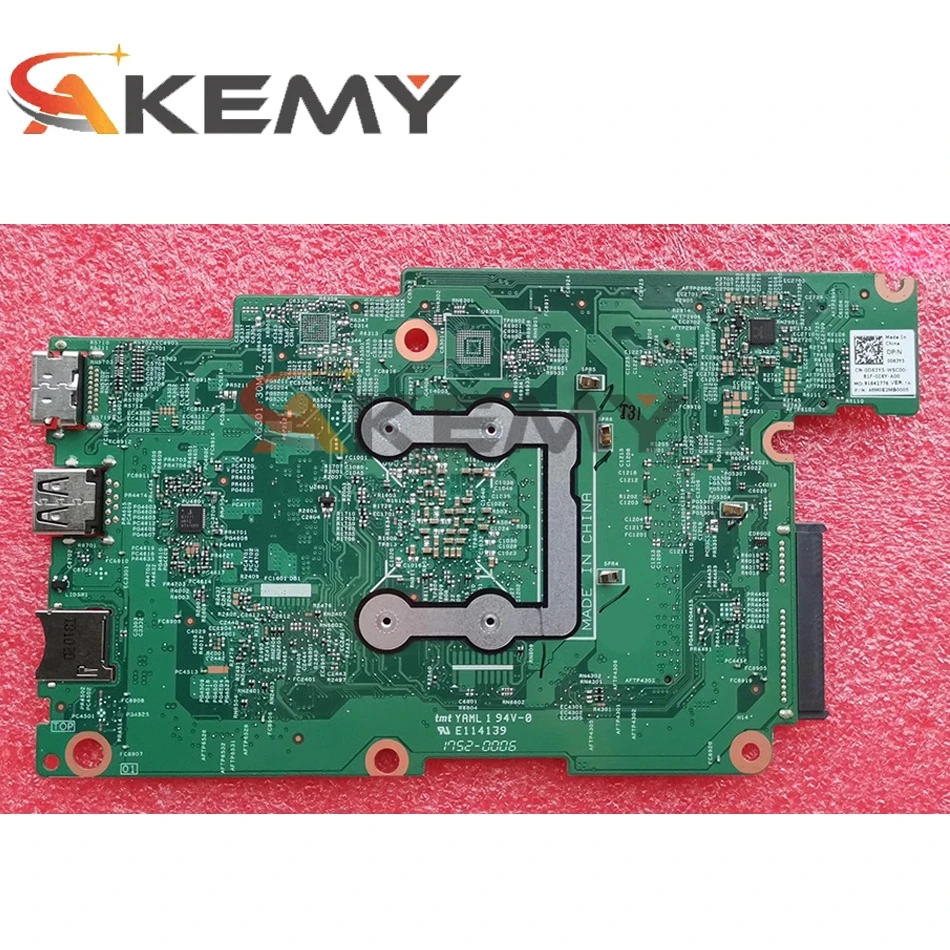 Материнская плата для ноутбука DELL Inspiron 11 3180 3185 A6-922E AM922 материнская CN-0D63Y5 0D63Y5 17876-1