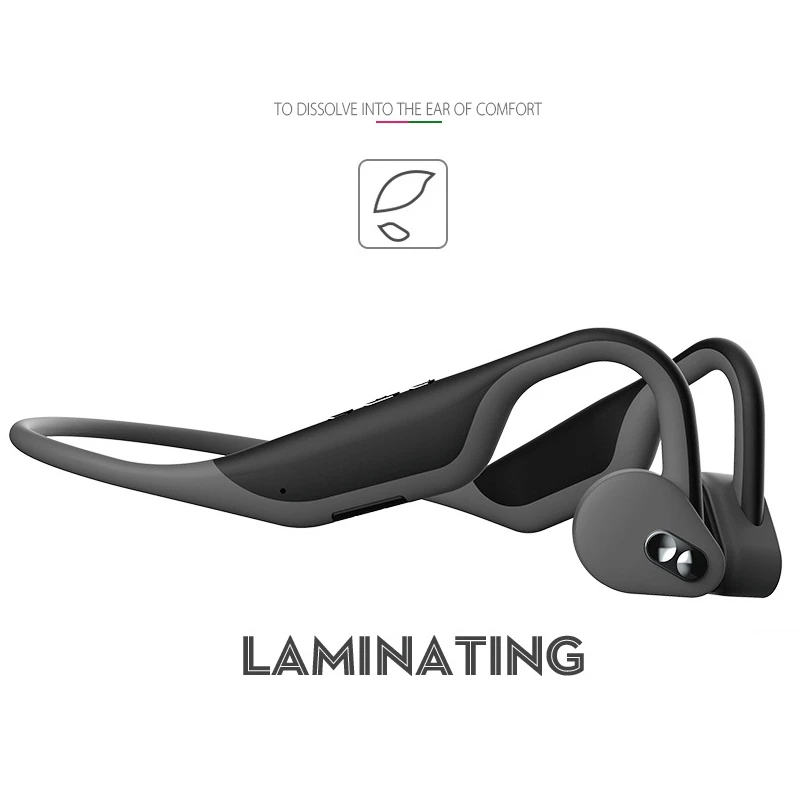 

BH128 Bone Conduction Bluetooth Headset Sports Bone Sensor Hanging Ear Headphone Waterproof and Noise Reduction