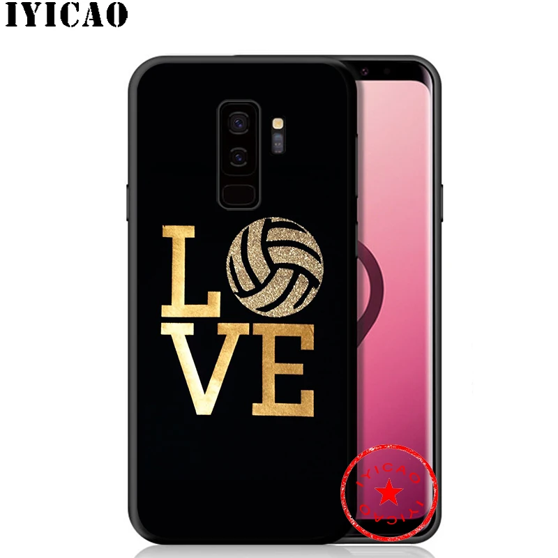 IYICAO мягкий чехол с изображением Волейбольного мяча для samsung Galaxy S10e S10 S9 S8 Plus S6 S7 Edge