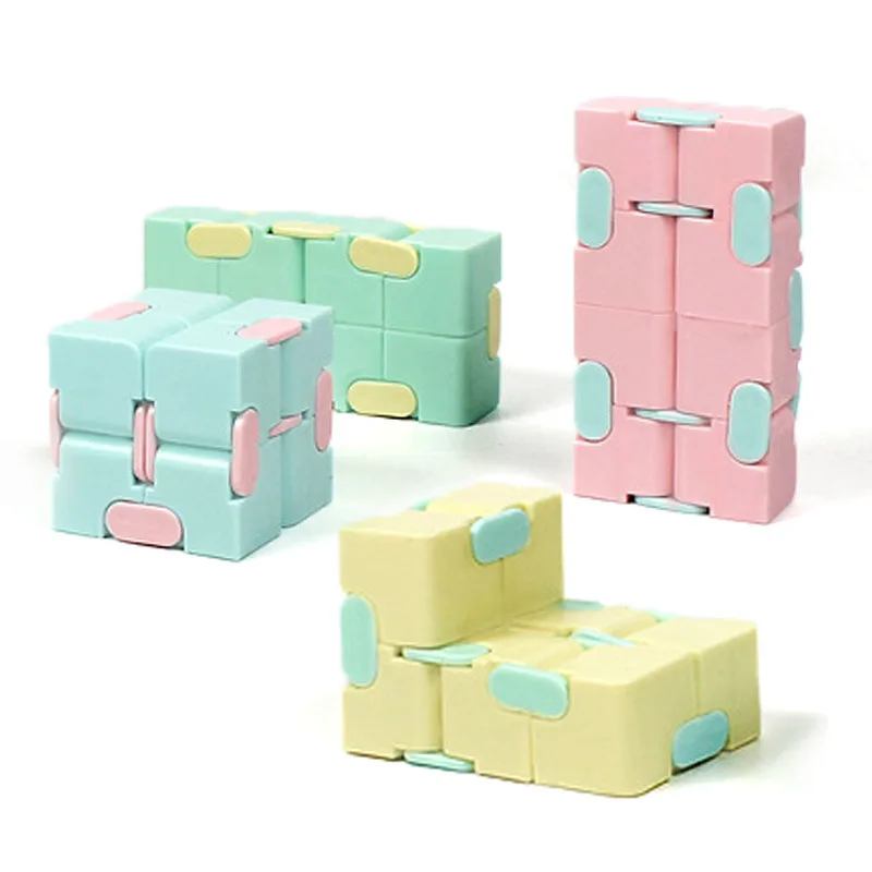 

Antistress Sensory Figet Toys Magic Decompression Four Corner Maze Puzzle Cube Infinity Adults Kids Anxiety Stress Reliever Toys
