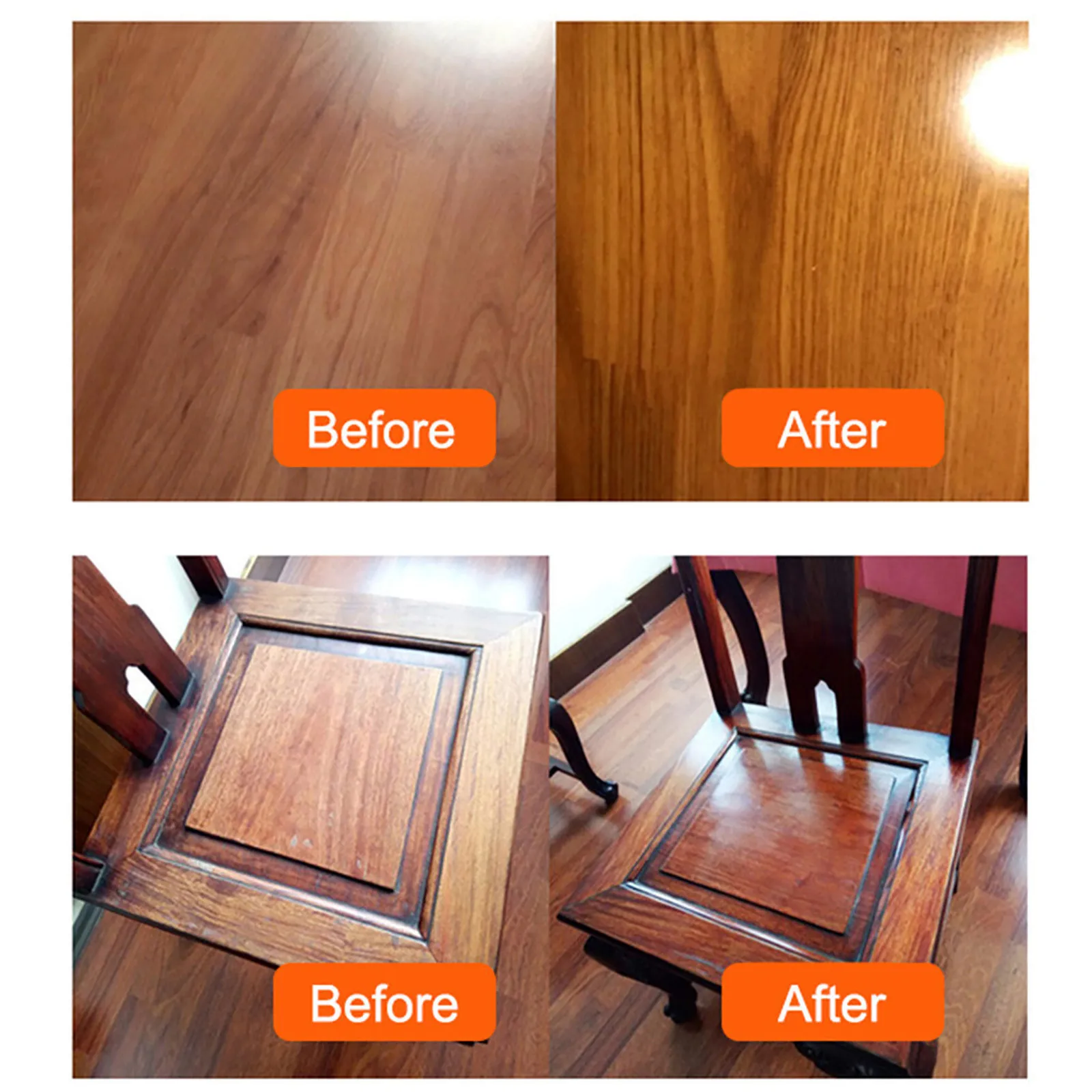 

2PCS Polishing Beeswax Wood Seasoning Beewax Complete Solution Furniture Beeswax Care Chairs Cabinets Doors Waterproof Wax