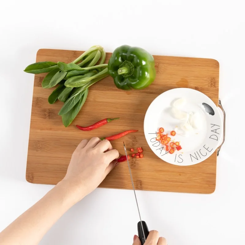 Кухонная разделочная доска из цельного дерева твердый подвой безлаковая нарезка