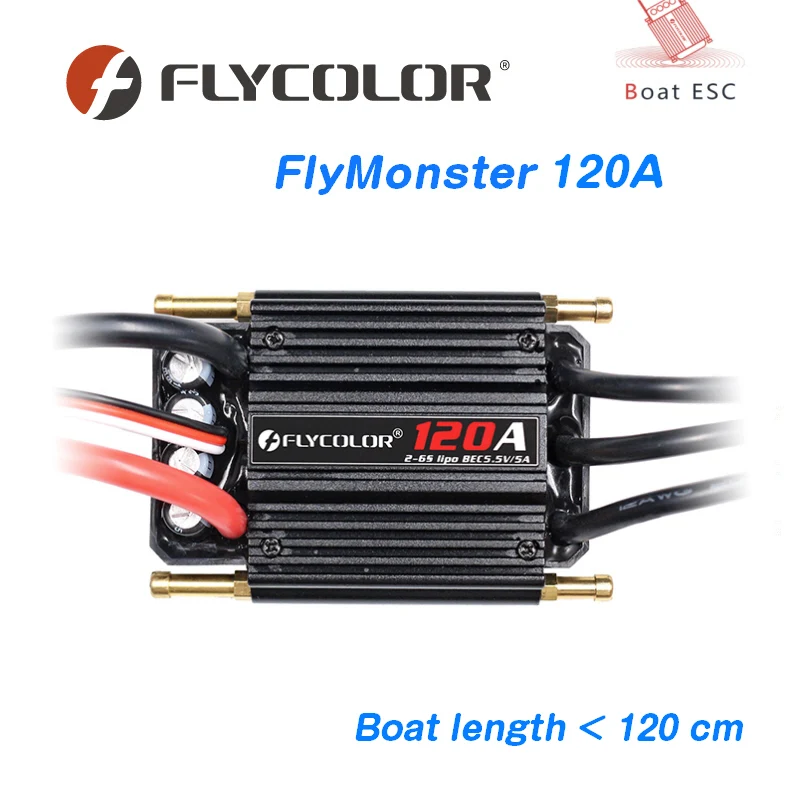 

Flycolor 120A на возраст от 2 до 6 лет с Водонепроницаемый бесщеточный ESC Скорость контроллер и программы карты с BEC для радиоуправляемые игрушечны...