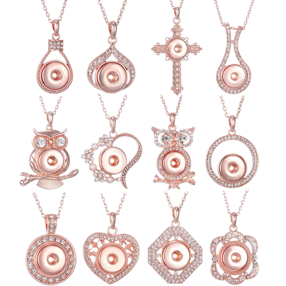 Новейшее розовое золото оснастка ожерелье ювелирные изделия Стразы Любовь