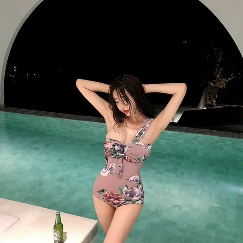 Женские сексуальные цветочные волнистые точки сплошной цвет печати тонкий