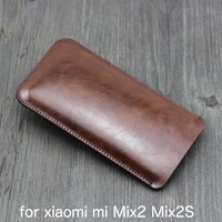 universal fillet holster phone straight leather case retro simple style for xiaomi mi mix 2 mix2 5 99 pouch mix2s