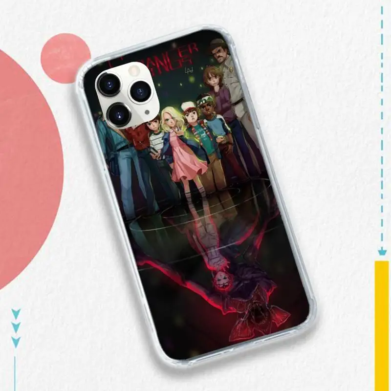 

Cartoons Stranger Things Phone Case for iPhone 11 12 pro XS MAX 8 7 6 6S Plus X 5S SE 2020 XR