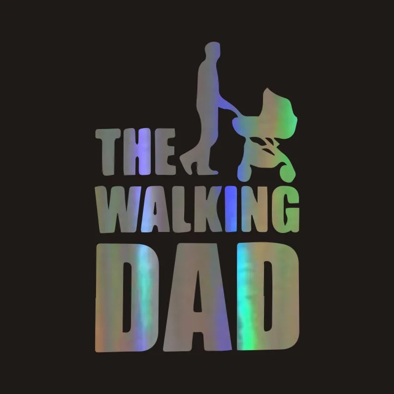 Смешная Автомобильная наклейка 11*20 см на бампер автомобиля валикинг папа