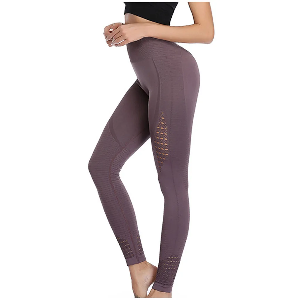 

Women's Tight Stretch Quick-drying Fitness High Waist Peach Yoga Pants Fashion Fitness Pants 2021 Hot Gym Yoga Seamless Pants