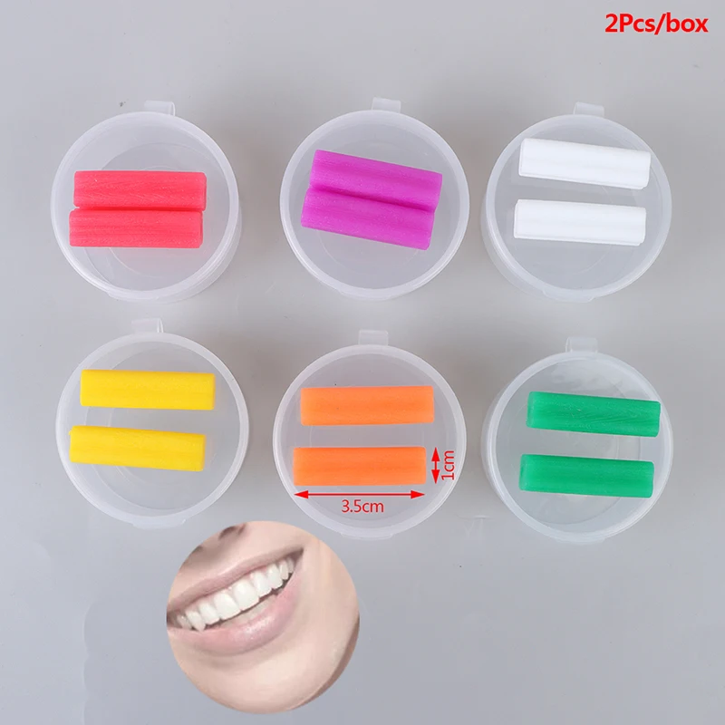 2 шт./пара Aligner Chewies невидимый фиксатор Ортодонтическая силиконовая палочка Perfect