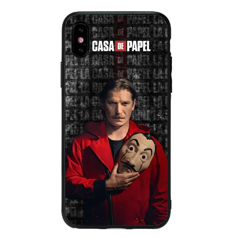 La Casa De Papel чехол для телефона с чехлом iPhone 11Pro 5S SE 6 6S Plus 7 8 8Plus XS MAX XR Мягкая