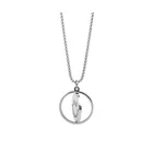 Вращающееся ожерелье со смайликом, двустороннее ожерелье для мужчин и женщин