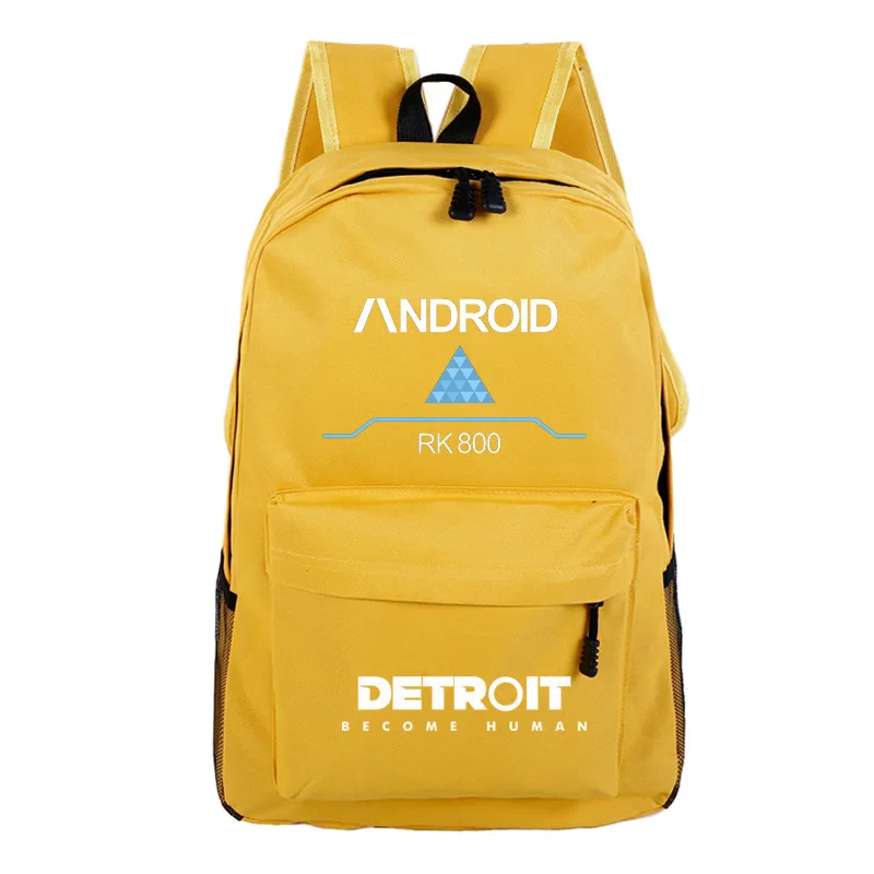 Рюкзак через плечо Detroit Been Human variable, поколение жира, исключительно для оптовой продажи по индивидуальному заказу - Цвет: Yellow