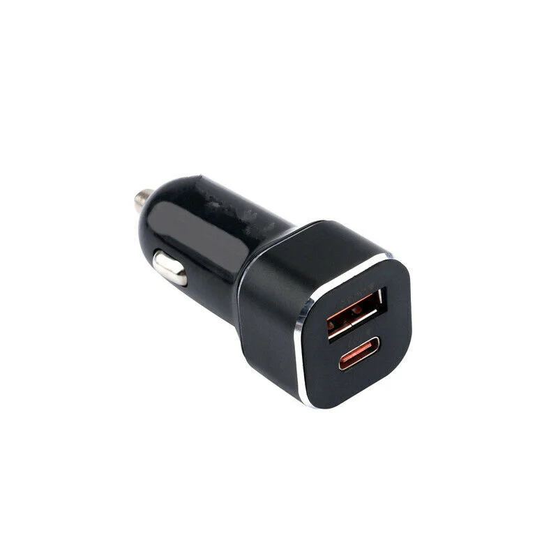 QC3.0 5V 2A и Type C PD Быстрая зарядка двойное автомобильное usb устройство для зарядки