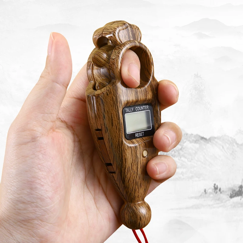 Новейший дизайн тасбих счетчик цифровой тасбий ЖК Портативный 2-полосная