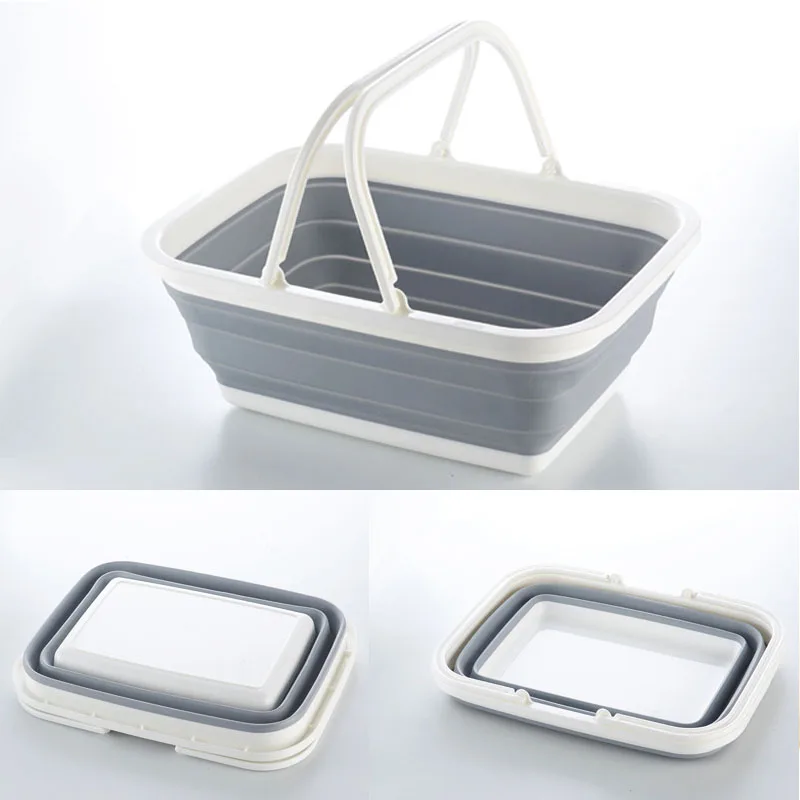 

Cover Bathroom Hand Baskets Plastic Multifunction Shopping Basket Sundries Storage Basket Snacks Storage Tools